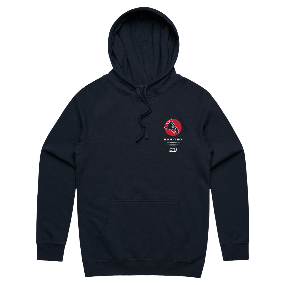 eUnited Eagle Pullover Hoodie - Navy Blue