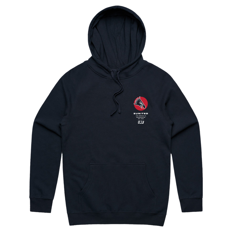 eUnited Eagle Pullover Hoodie - Navy Blue