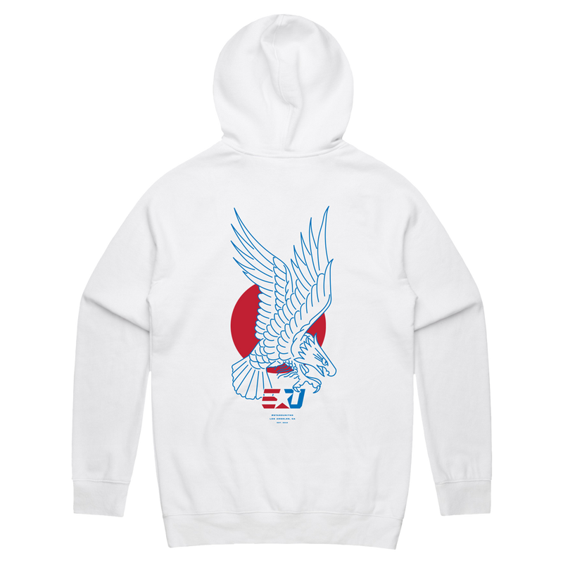 eUnited Eagle Pullover Hoodie - White