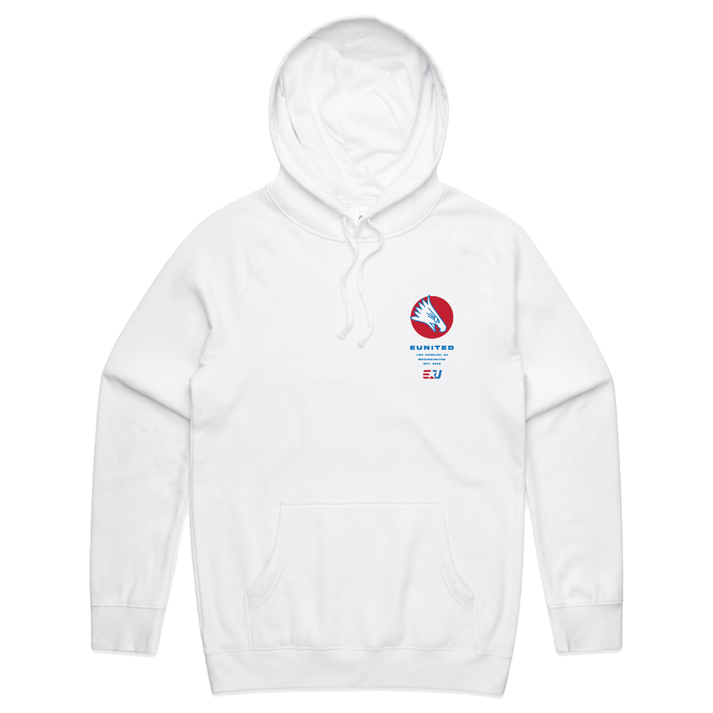 eUnited Eagle Pullover Hoodie - White