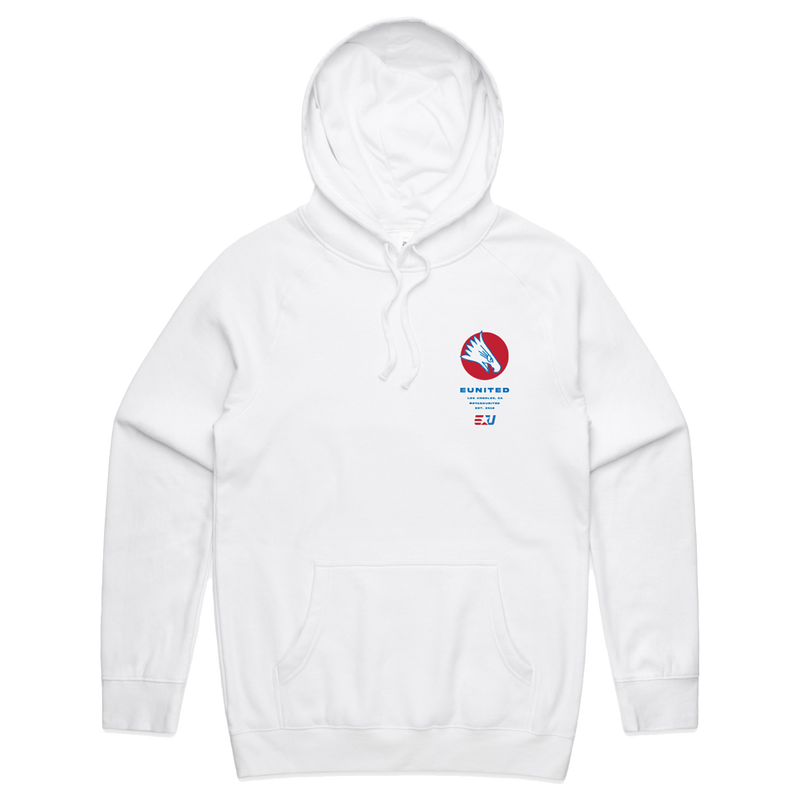 eUnited Eagle Pullover Hoodie - White