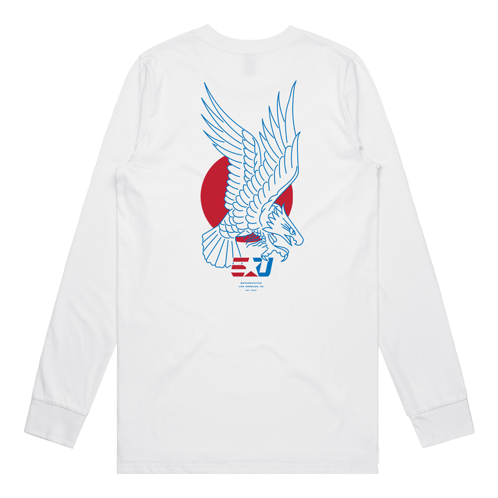 eUnited Eagle Longsleeve Tee - White