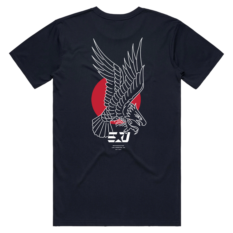 eUnited Eagle Shortsleeve Tee - Navy Blue