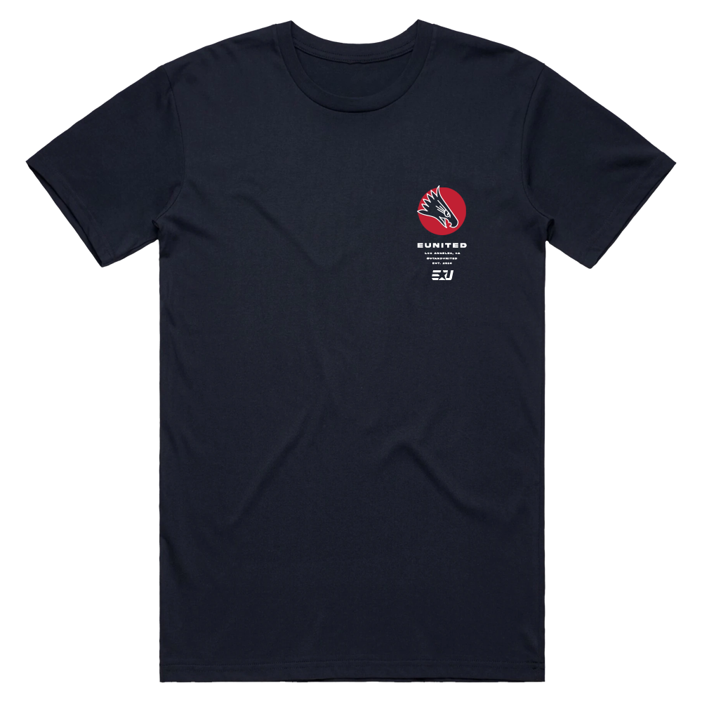 eUnited Eagle Shortsleeve Tee - Navy Blue