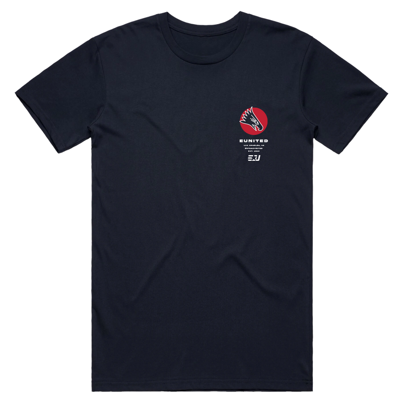 eUnited Eagle Shortsleeve Tee - Navy Blue