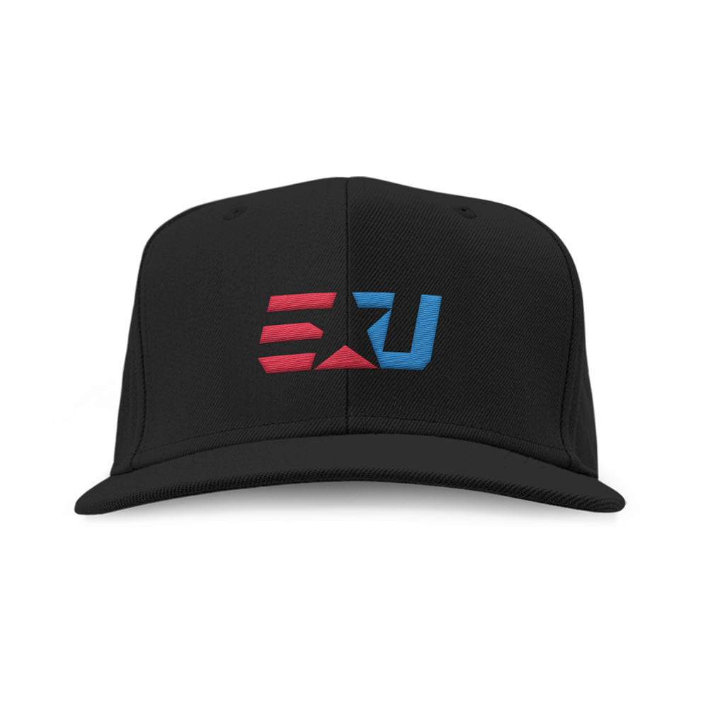 eUnited Logo Snapback - Black